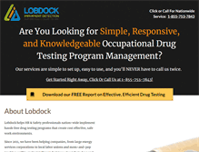 Tablet Screenshot of lobdock.com